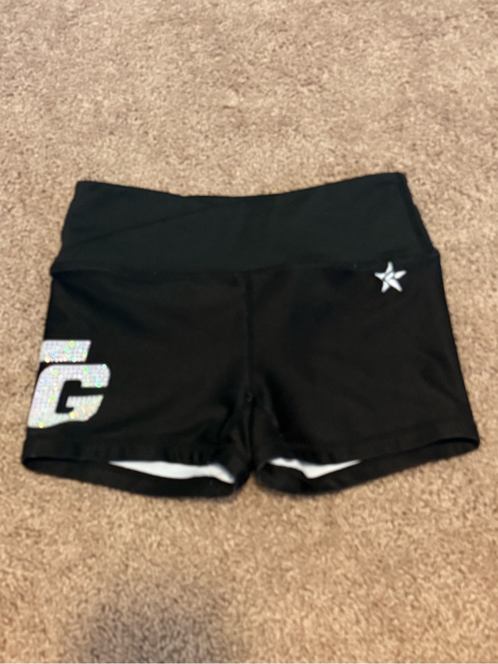Top Gun Rebel Practice Shorts with Rhinestones